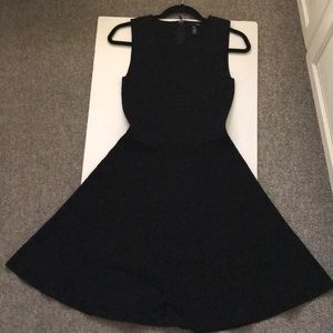 Aqua fit and flare bandage dress